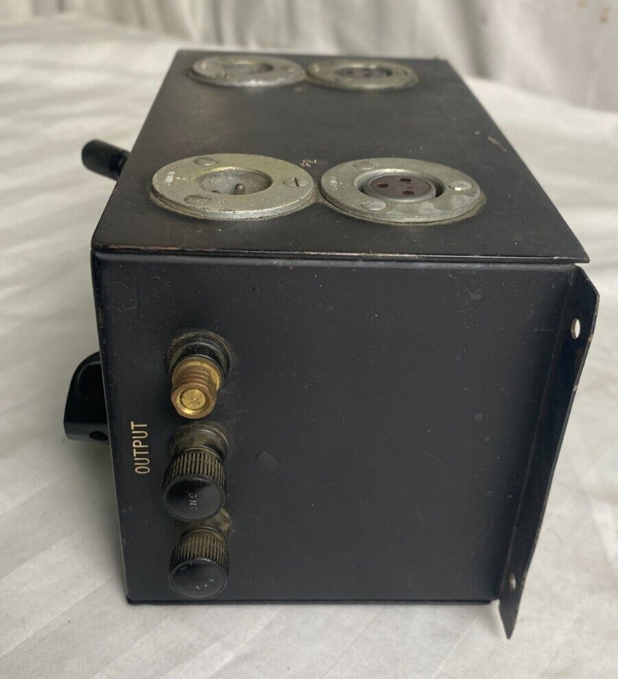 Vtg 1940s Presto 160-A Automatic Equalizer Control Box + 190S Slider Unit