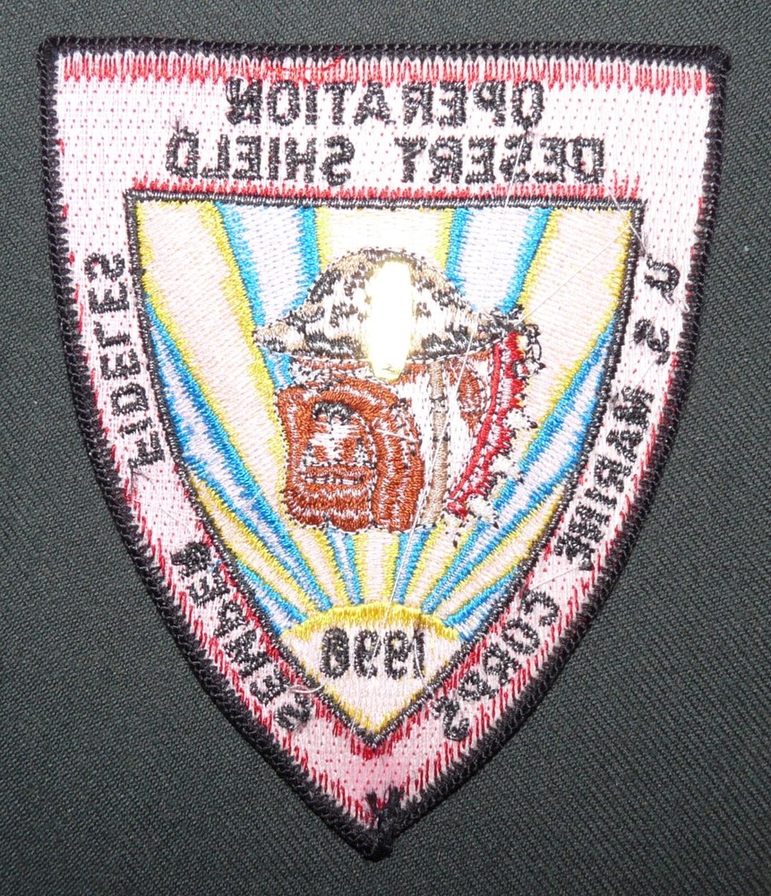 Original USMC 1990 Operation Desert Shield Commemorative Patch