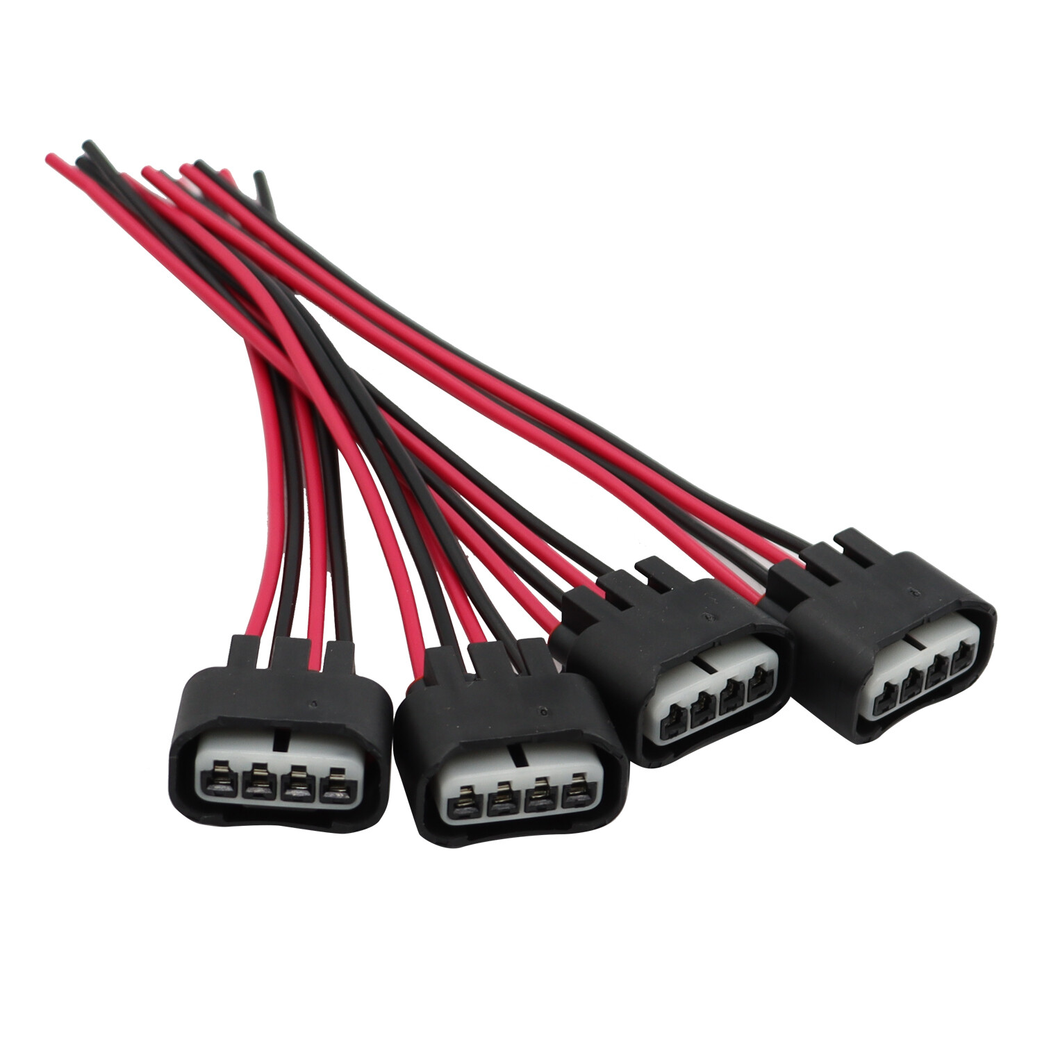 4PCS Ignition Coil Female Connector Plug Harness For 2002-2010 Toyota Camry 2.4L