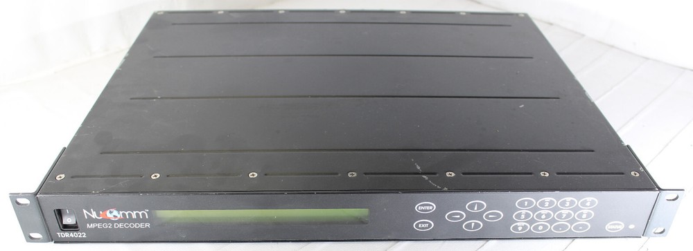 Nucomm TDR4022 MPEG2 Decoder DVB Satellite Video Receiver