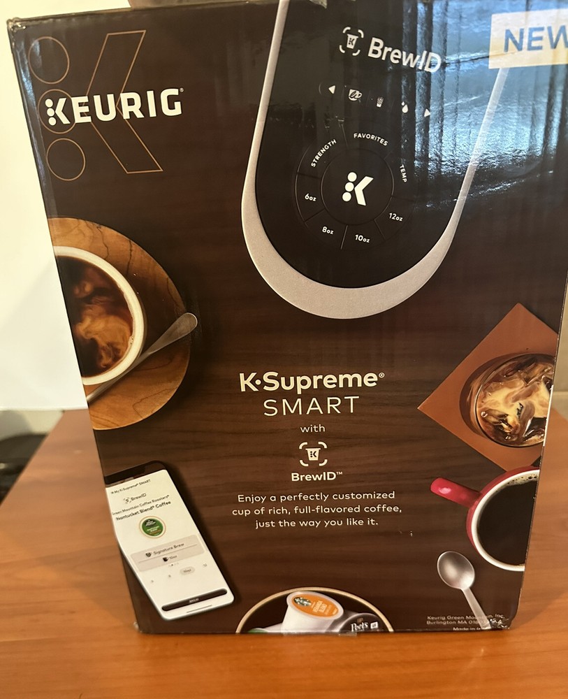 Keurig K-Supreme SMART Single Serve Coffee Maker One Reusable K-cup Include
