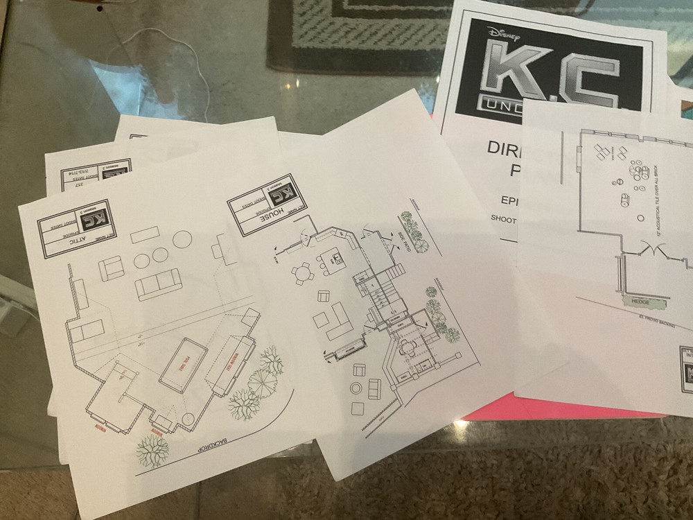 K.C. Undercover Script W/ Extras Original 2017 Zendaya Call Sheets Director Plan