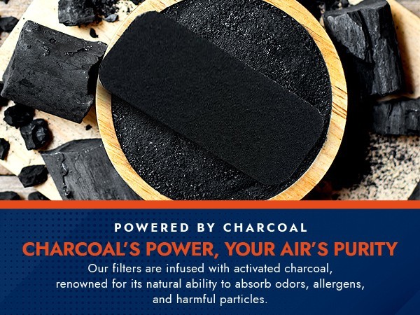 Ceiling Fan Filters - Charcoal Ceiling Fan Filters for Blades - 15 pack