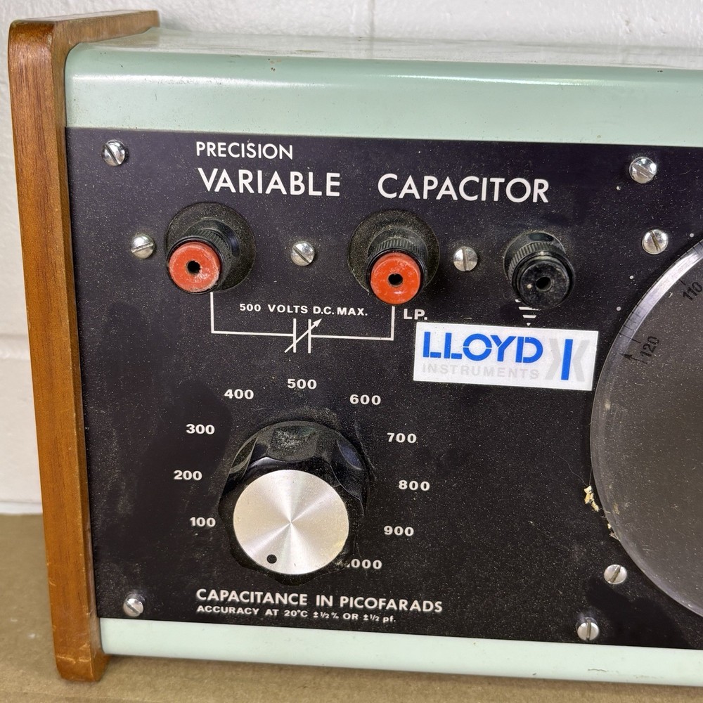Lloyd Instruments Ltd (Jay Jay) Precision Variable Capacitor PVC 2 Guaranteed