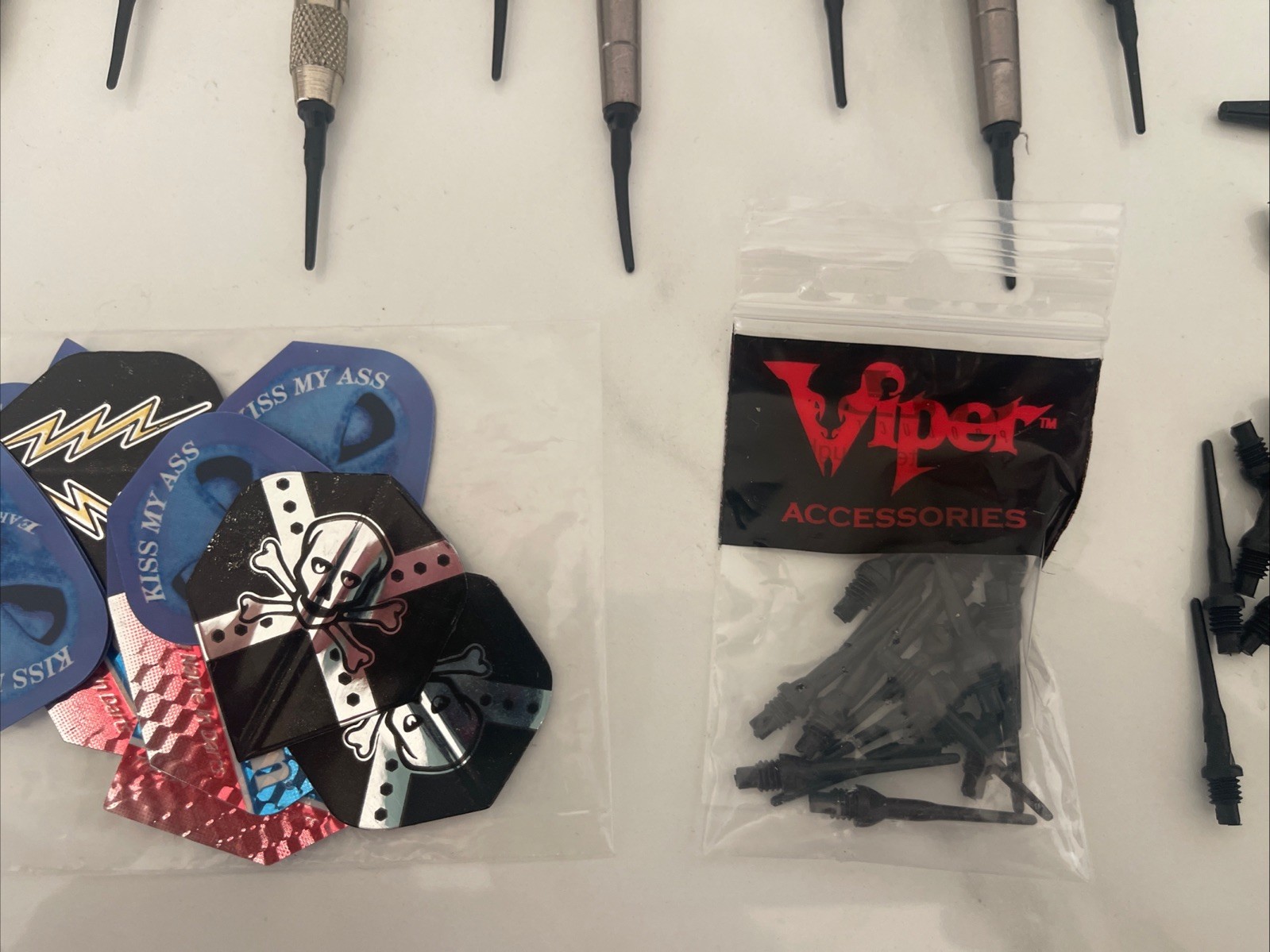 Used Darts Lot Soft Tip 14 plus extra accessories