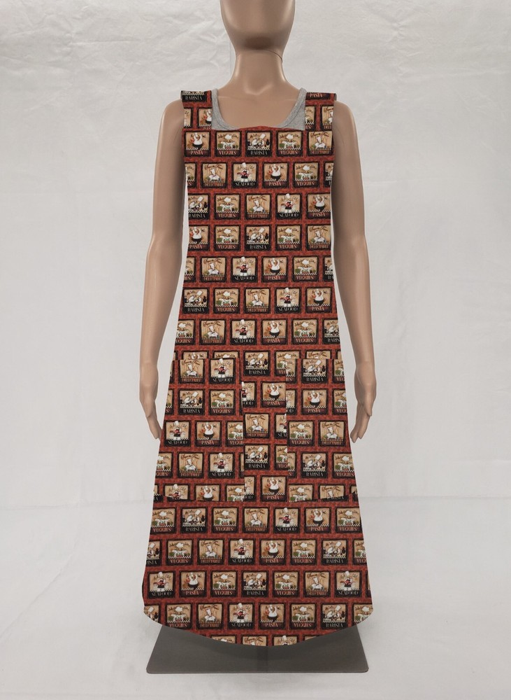 Fat Chefs Cross Back Apron (2 Patterns Available)