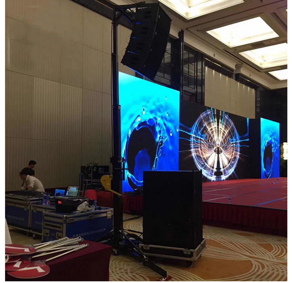 Crank Stand 2-6M Adjustable Height Lifter Line Array Lifting Tower Sound Speaker