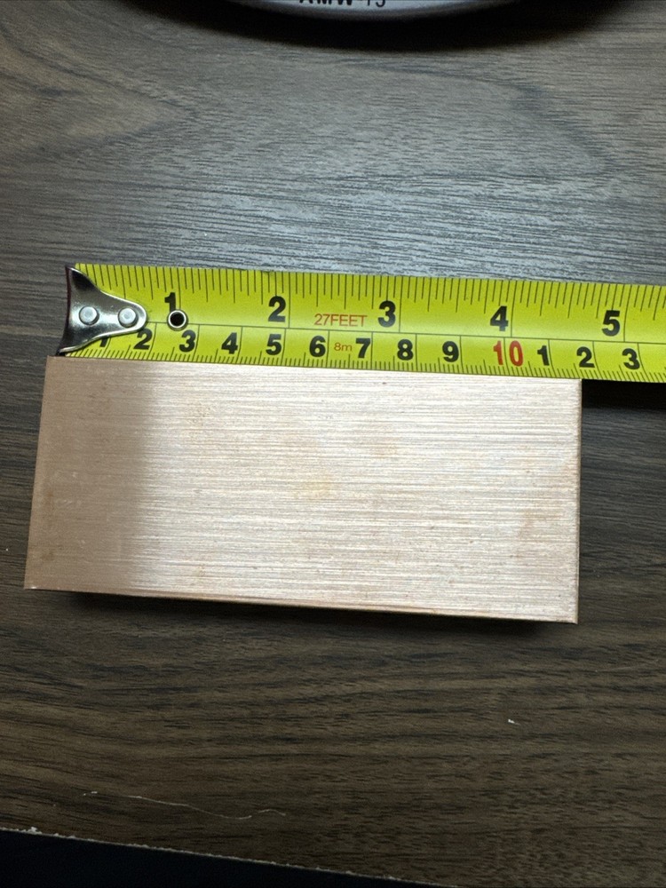 2 Pound 3 Oz 99.99% Pure Copper Bar