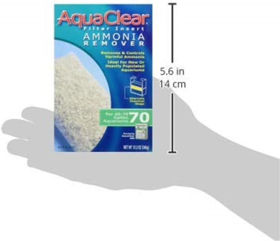 Aqua Clear Aquaclear 70 Ammonia Remover Inserts, Aquarium Filter Replacement Med