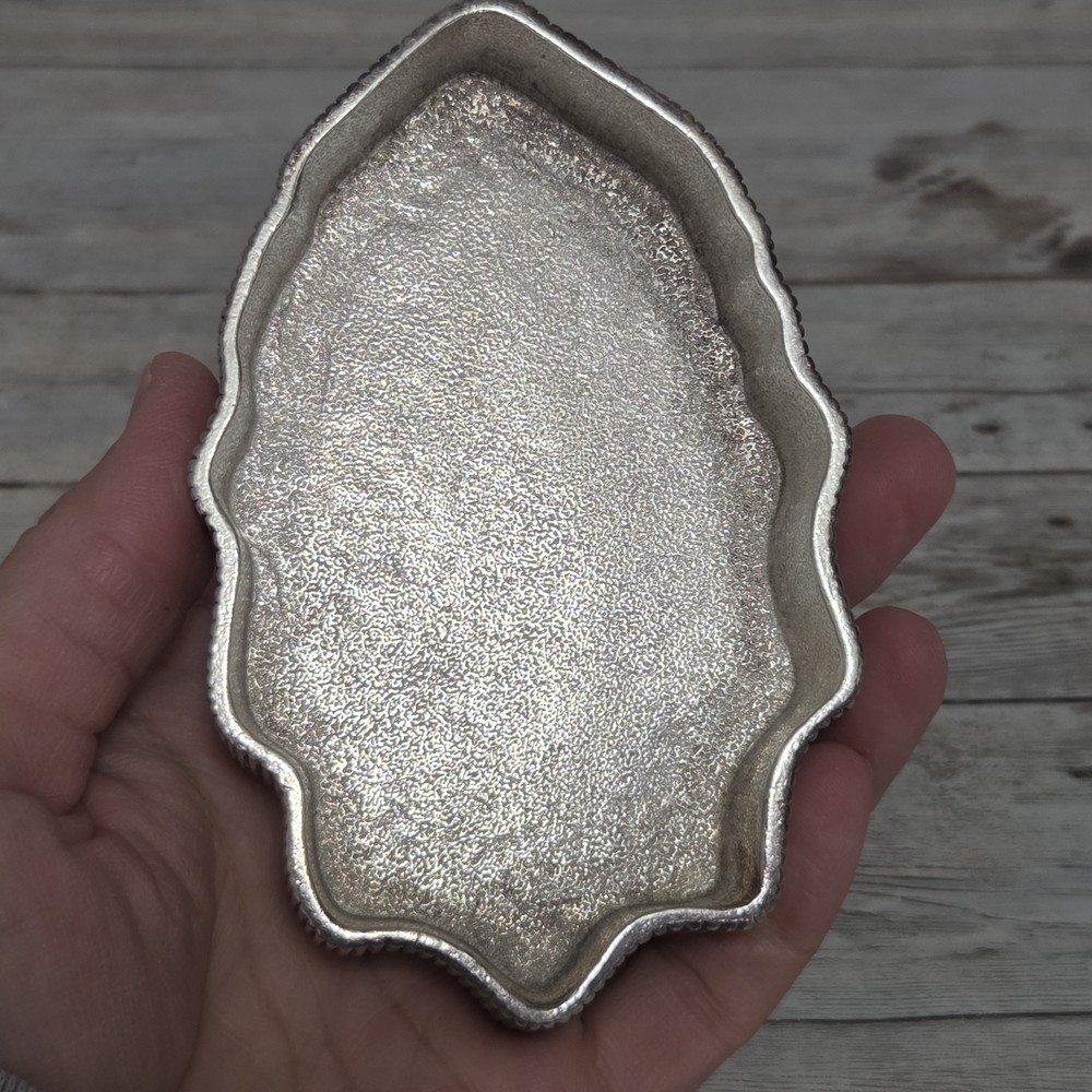 Vintage Reed & Barton Silverplate Sea Shell Oyster Box