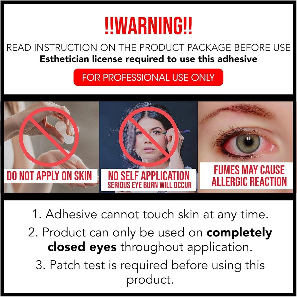 SPEEDMAX Eyelash Extension Glue | Quick-Dry 0.3-1.3 Sec | Professional Use 10ml