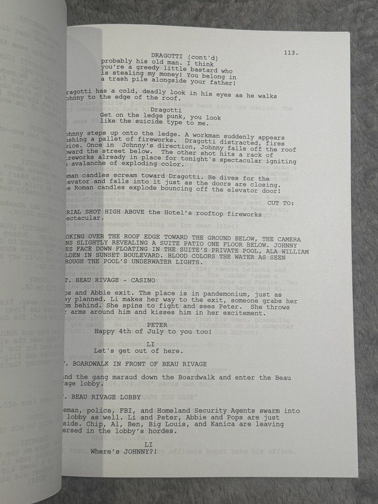 SUMMER JOB by Michael Kramer & Jeff Lyons SCRIPT SCREENPLAY KENSINGTON ENTERTAIN