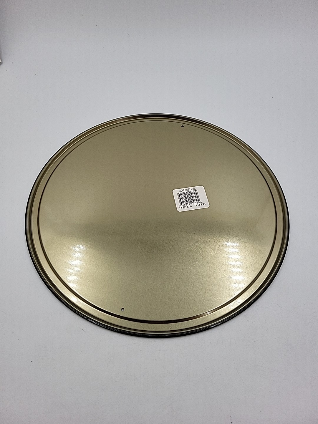 Coca-Cola Round Tin Sign 11.5" Advertisment Metal