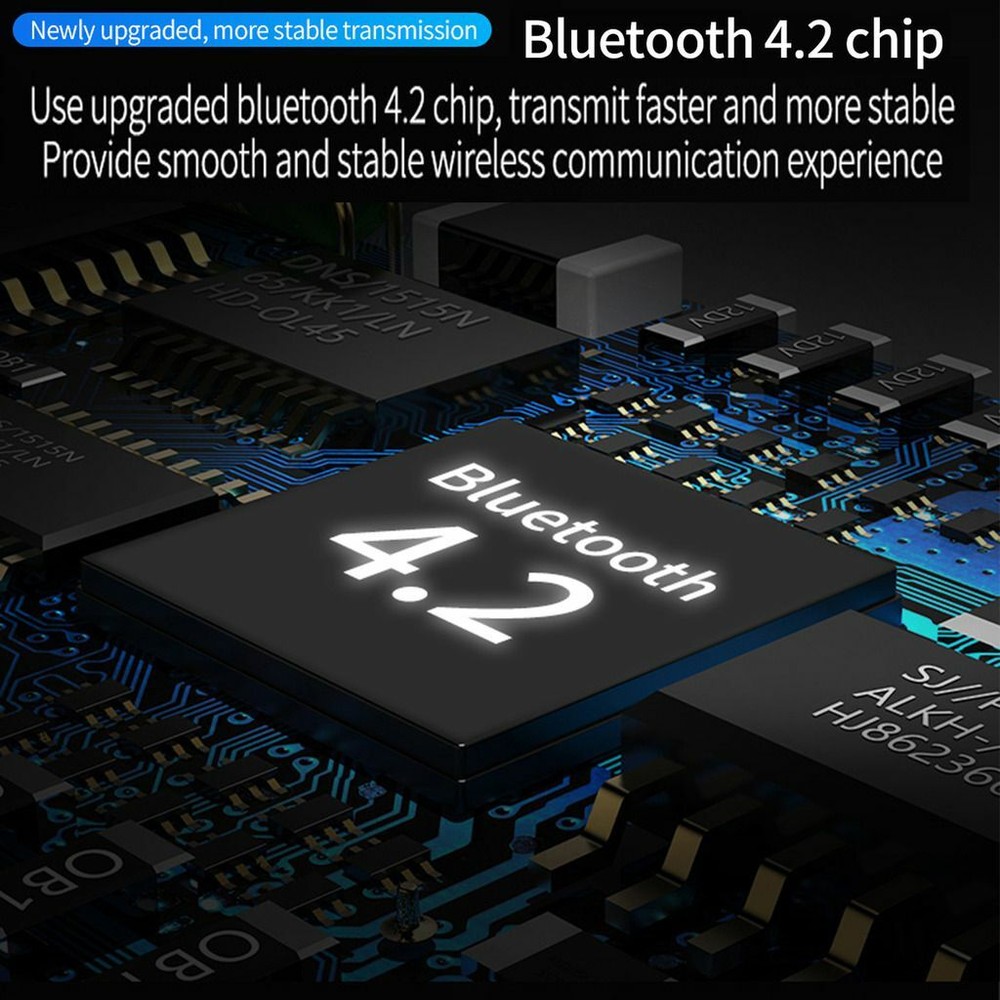 Wireless Earphone Bluetooth Earpiece Driving Headset for Android iOS Cell Phones