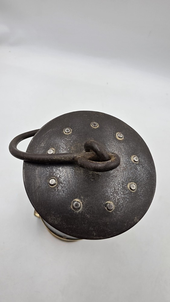 Antique Eccles Protector/Miners/Davy Lamp- Type 6- Brass- 1959