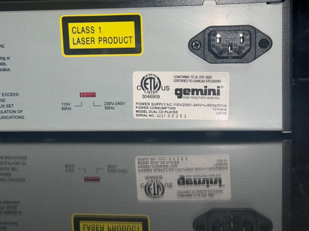 Gemini CDX-01 Single Tray Mount CD Player With Jog WheelWorks