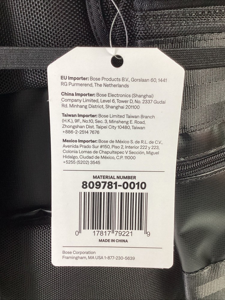 Bose 809781-0010 S1 Pro Backpack Black