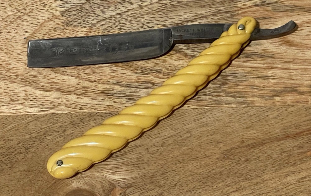 Hackett Walter Gates Hardware CO, Straight Razor. HB & CO Germany.