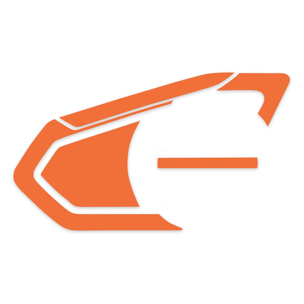 Orange Device Surface Sticker For SENA 50S Intercom x1