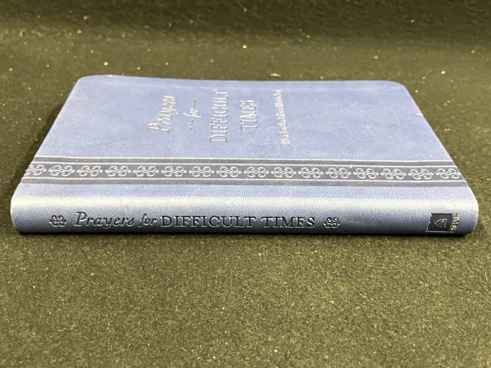 PRAYERS FOR DIFFICULT TIMES BY ELLYN SANNA, 2012, LEATHERSOFT, NEW