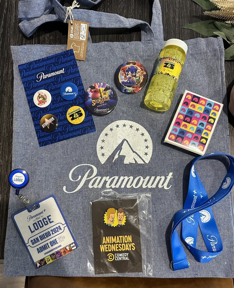 SDCC 2024 Paramount Swag Bag