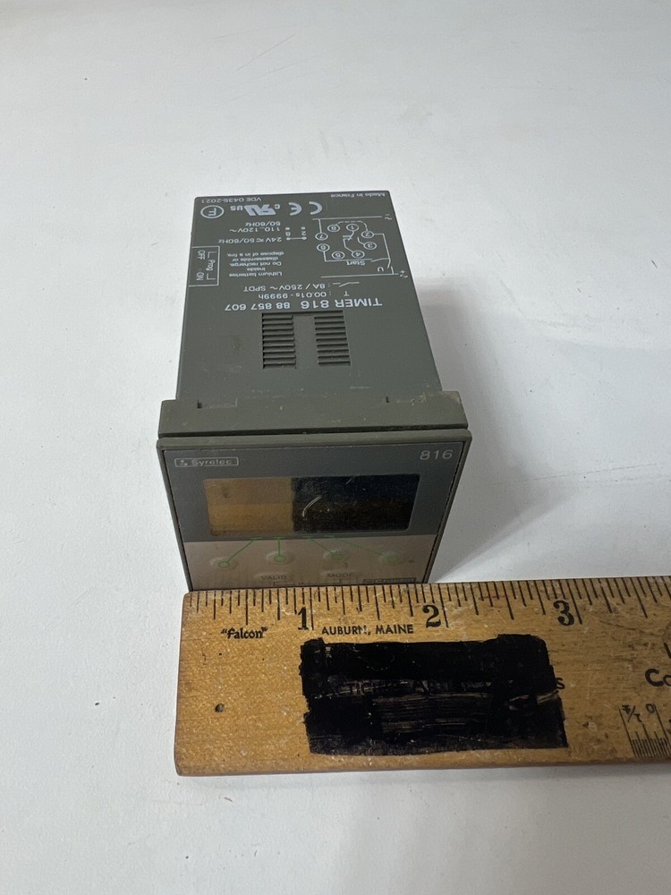 Crouzet / Syrelec TIMER 816 Time Relay 88 857 607 Untested