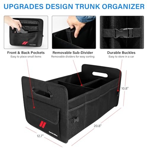 Car Trunk Organizer for Dodge Charger Durango Challenger Collapsible 2