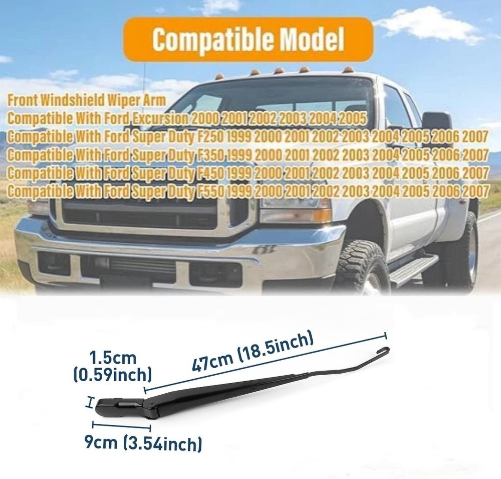 4C3Z17526-AA Windshield Wiper Arm (Front Right) For Ford Excursion 2000-2005