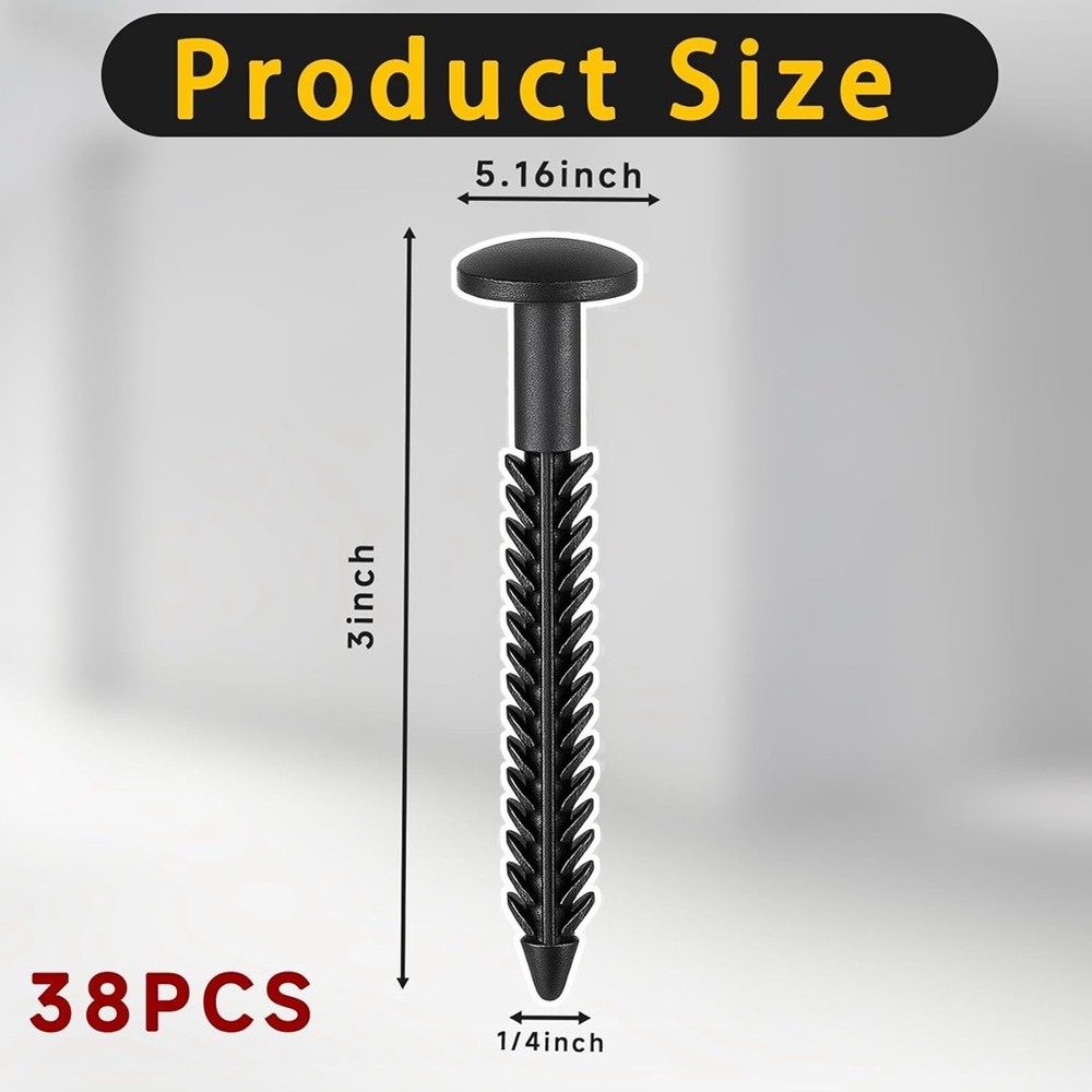 Vinyl Shutter Fasteners Shutter Screws Exterior Plastic Shutter Screws1031