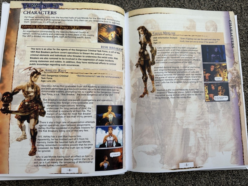 Vagrant Story Custom Ps1 Hardcover Strategy Guide