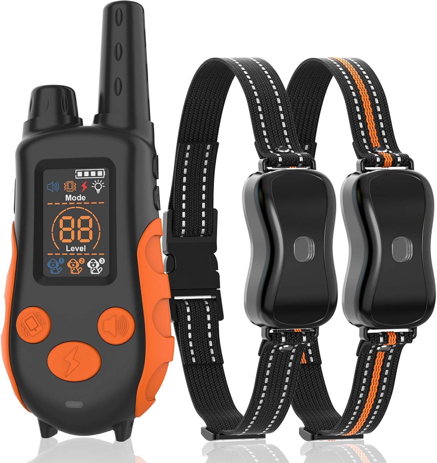3300-FT Remote Dog Shock Training Collar Rechargeable Waterproof LCD Pet Trainer