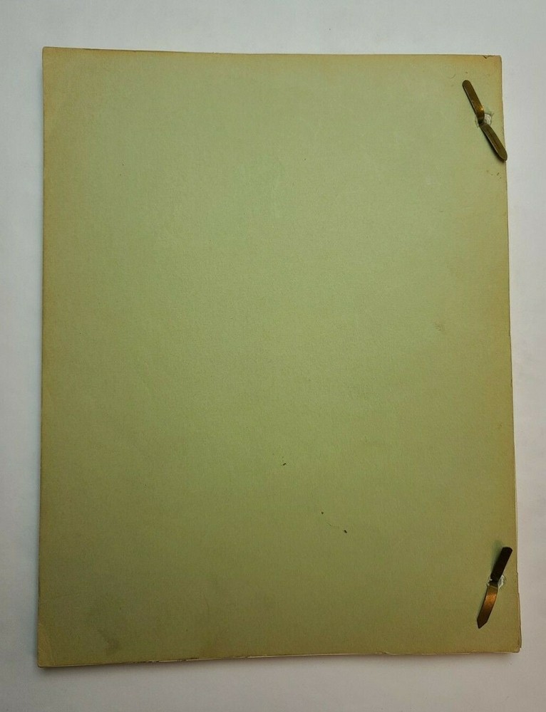 MOST WANTED / Elroy Schwartz 1976 Script, Robert Stack "The White Collar Killer"