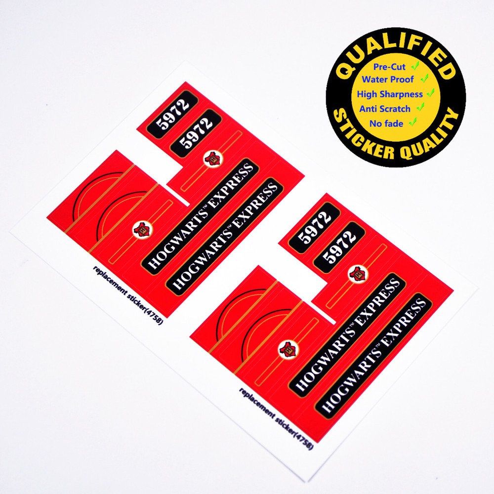 Replacement sticker for set 4758 Precut sticker