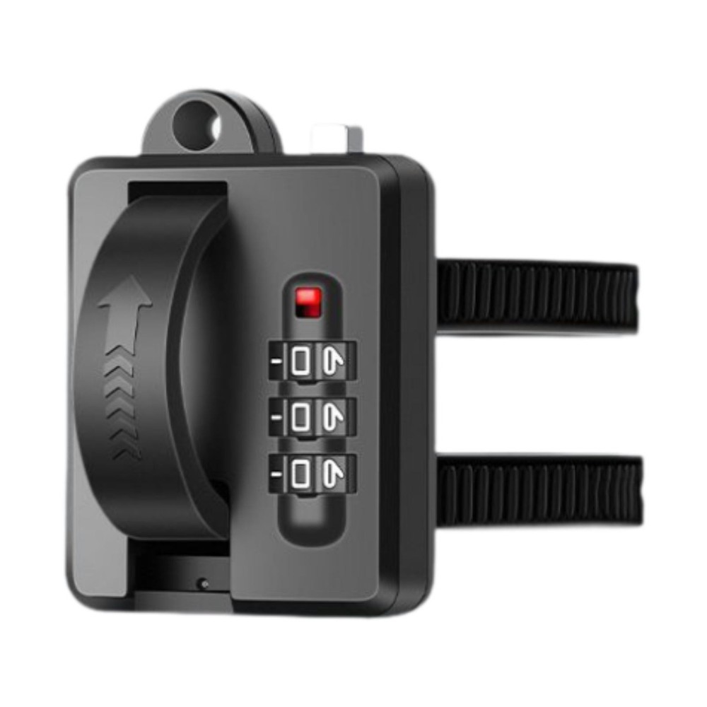 Helmet Security Lock Bicycle Helmet Lock 3 Dial Lock Combination Code Helmet