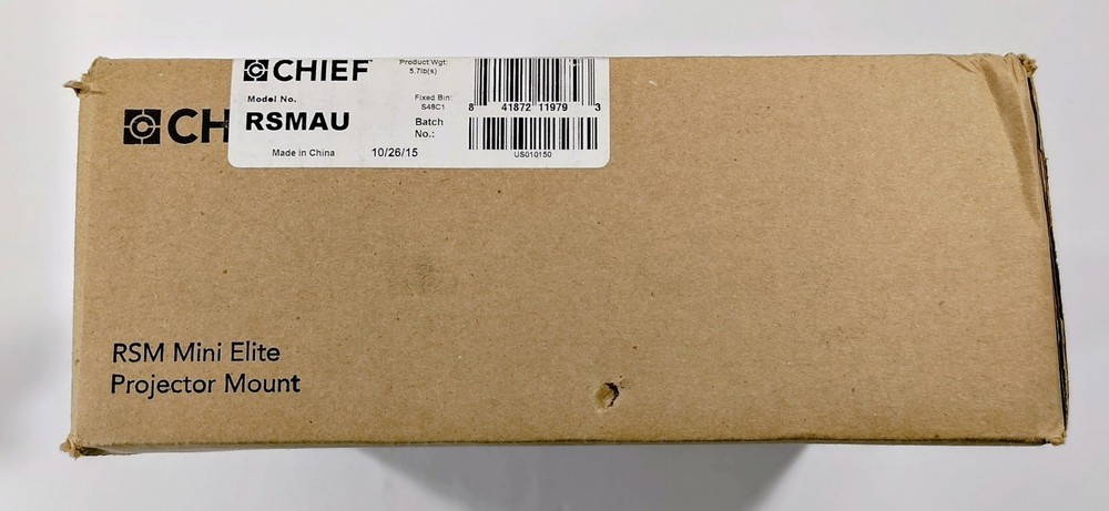 Chief RSMAU Mini Elite Universal Projector Mount New Open Box