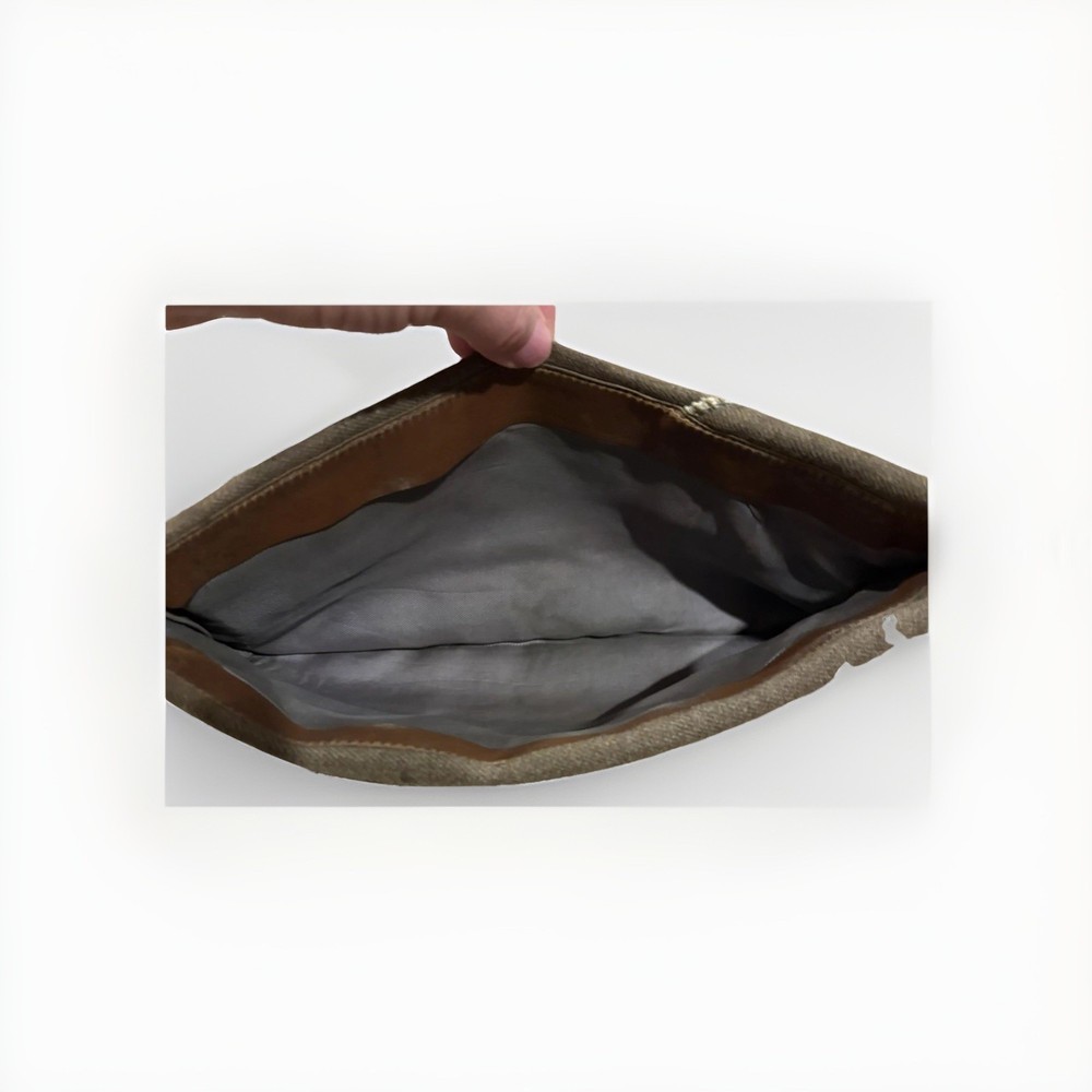 Garrison US Army Hat Cap, original post WWII infantry oversees, olive green wool