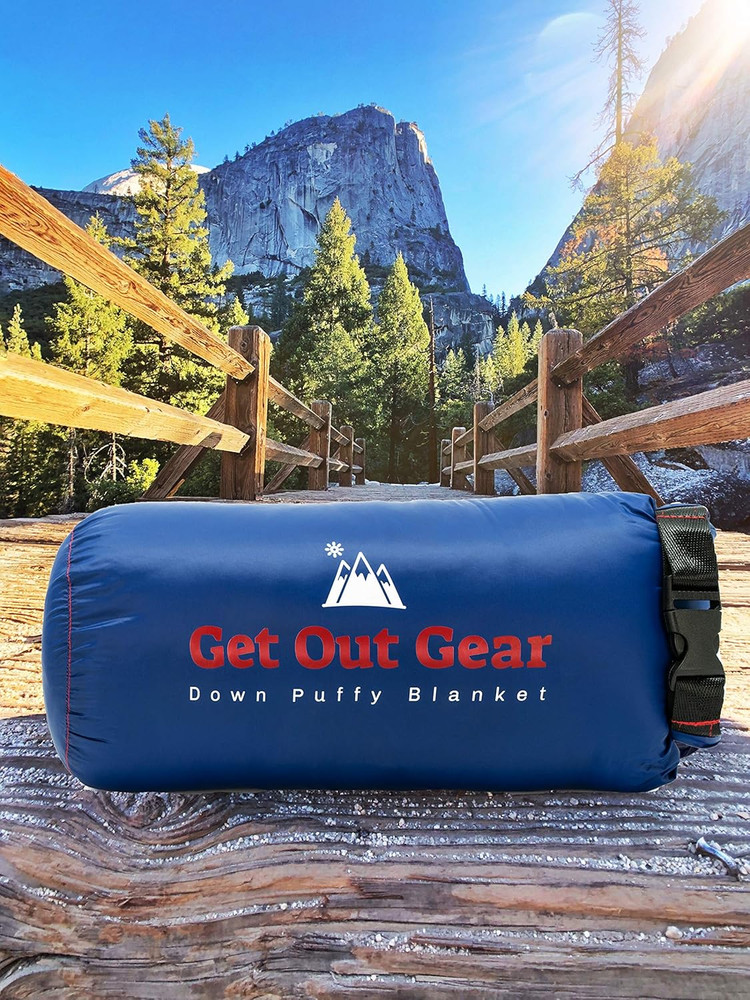 Lightweight Down Camping Blanket - Warm, Packable & Water-Resistant Quilt