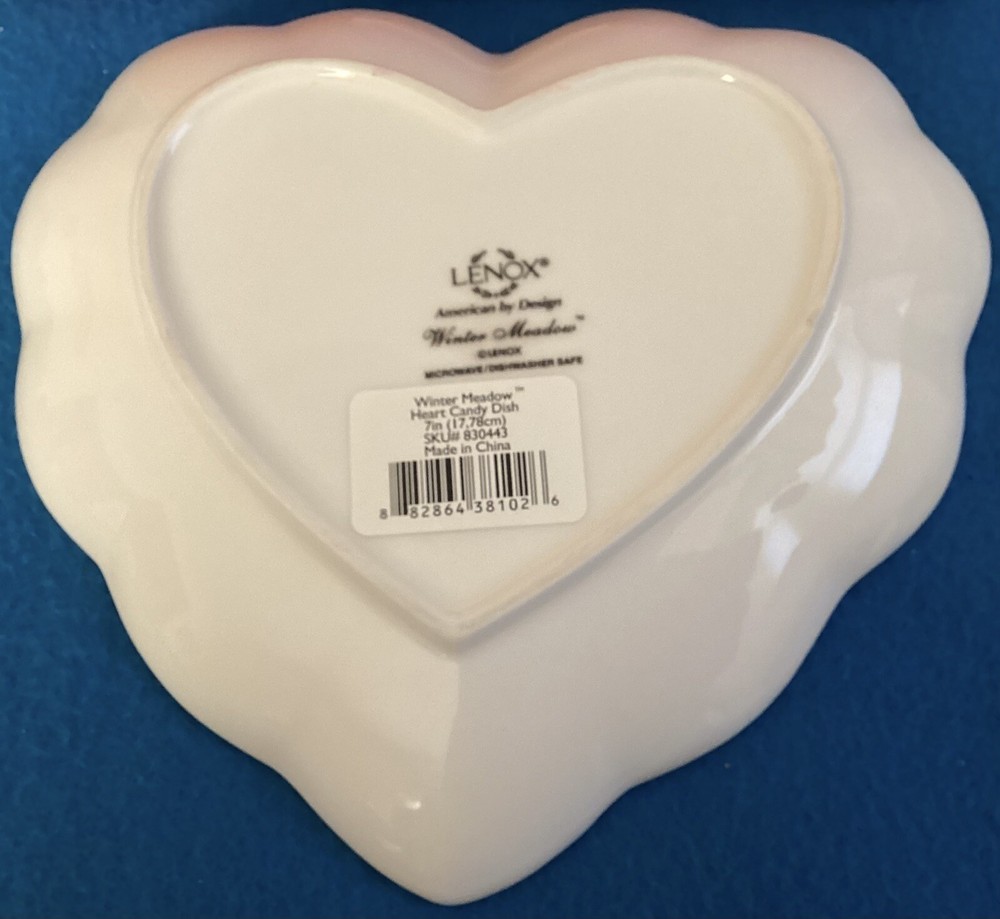 Lenox Winter Meadow Heart Candy Dish