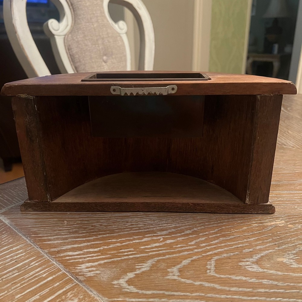 Vintage Wood Shadow Box Planter