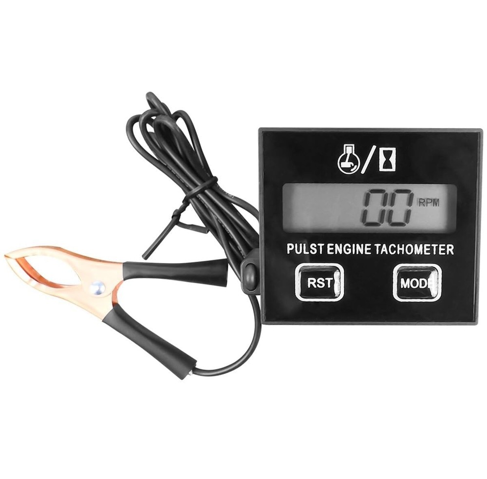 Small Engine Digital Inductive RPM Tachometer Tool Fit for Chainsaw Cropper G...