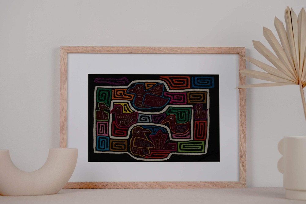Traditional Multi-Color Ducks Galore Mola