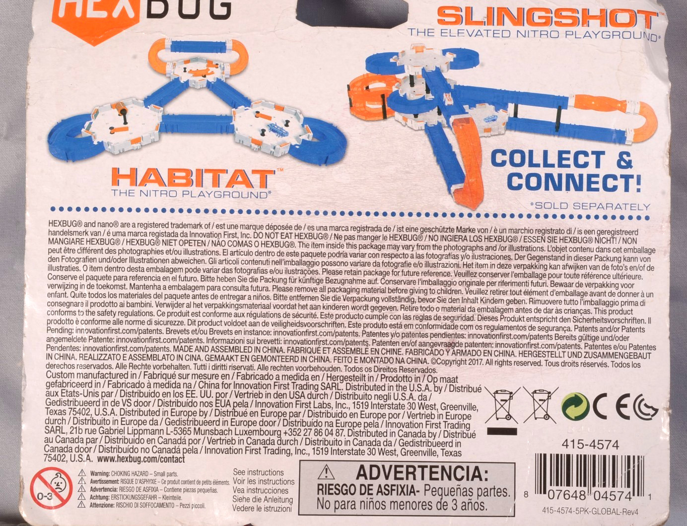 Hexbug Nano Nitro 5-Pack 1 Glow In Dark New + 13 Bugs 4 Remote 8 Platform