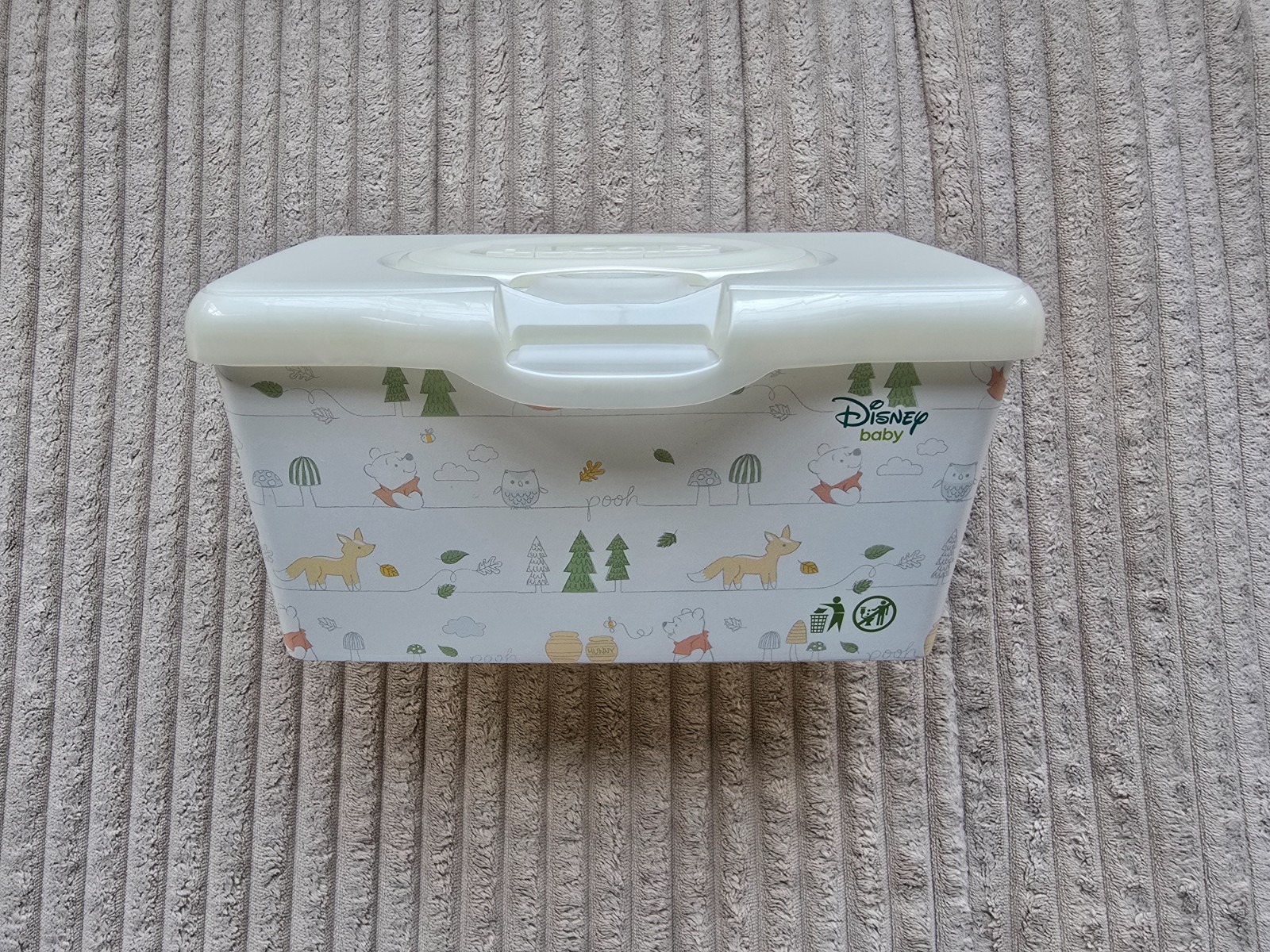 Huggies Disney Pooh Empty Wipes Plastic Container