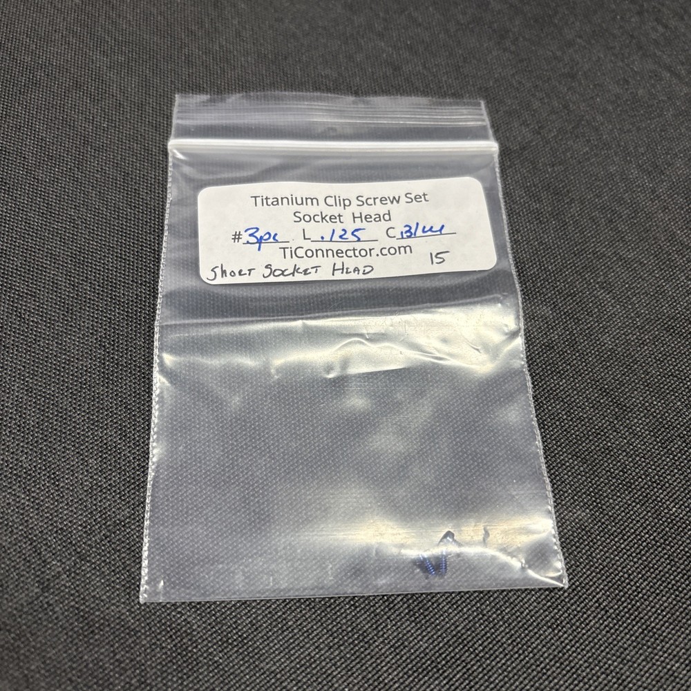Ti Connector Short Socket Head Knife Screws