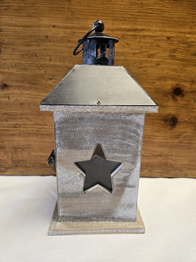 White Lantern with Country Star White