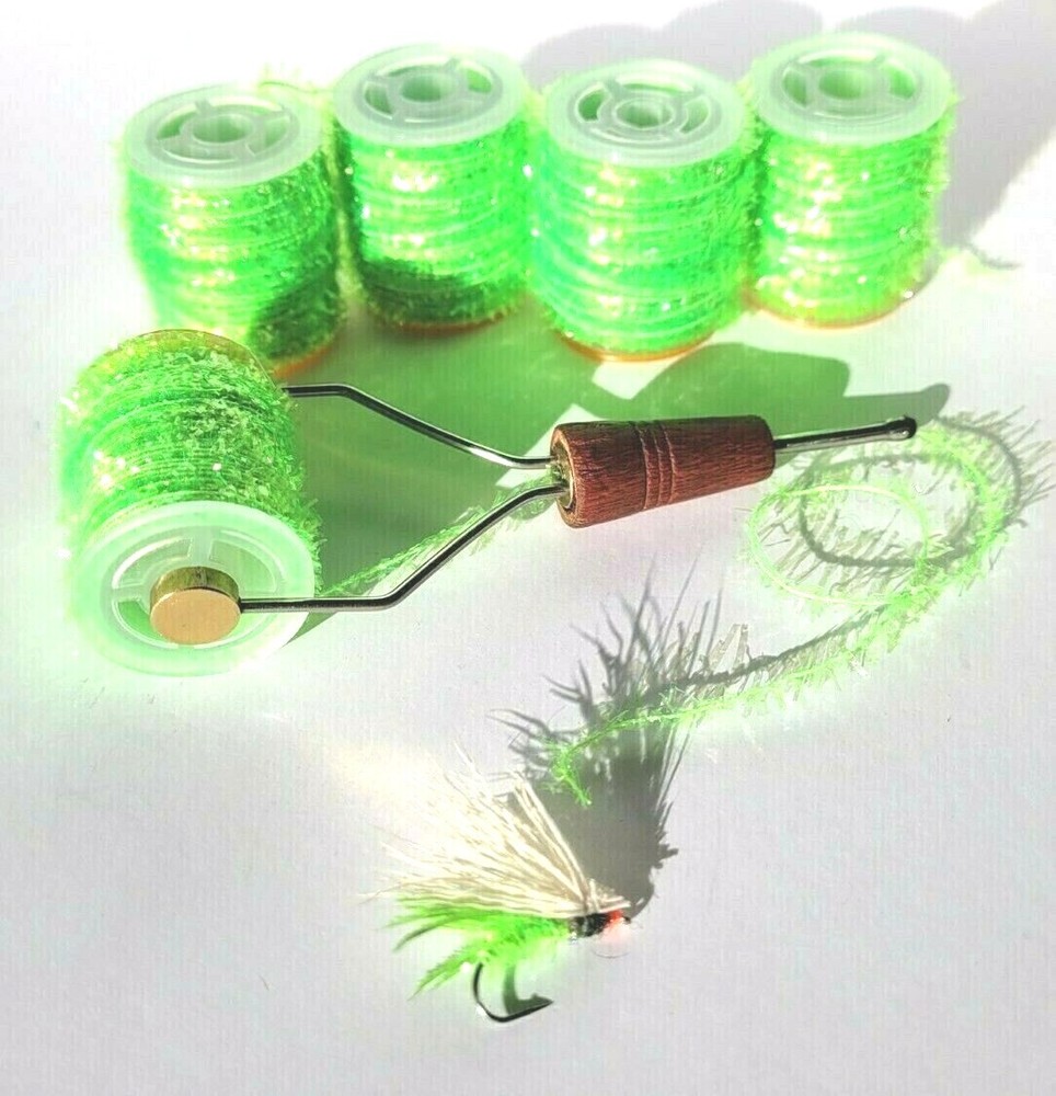 MICRO TINSEL CHENILLE - Premium Fly Tying Material - Small Chenille - 18ft. New