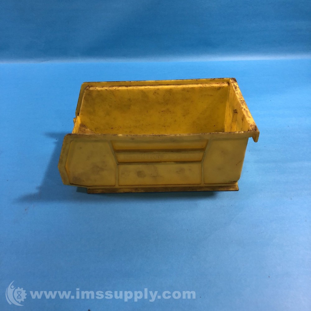 Akro Mils 30220YELLO Yellow Plastic Stacking Bin USIP