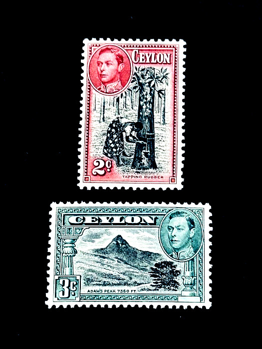 CEYLON Stamp Lot - 1938 King George VI View Issue MLH r2