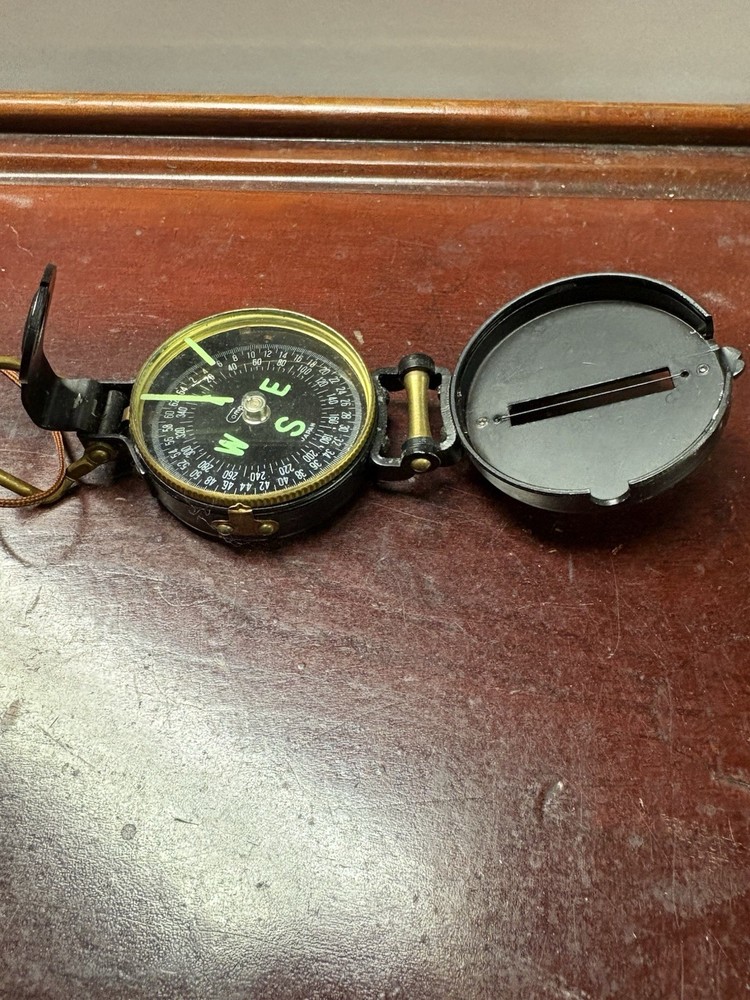 Vintage Lensatic Compass