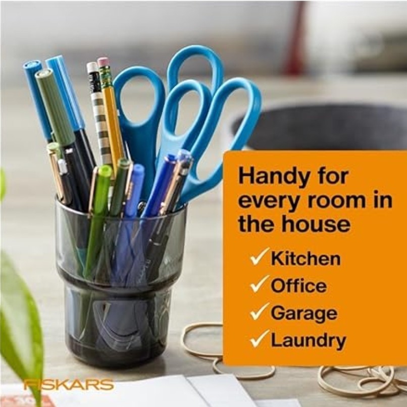 Fiskars 2-Pack 8" All Purpose Scissors